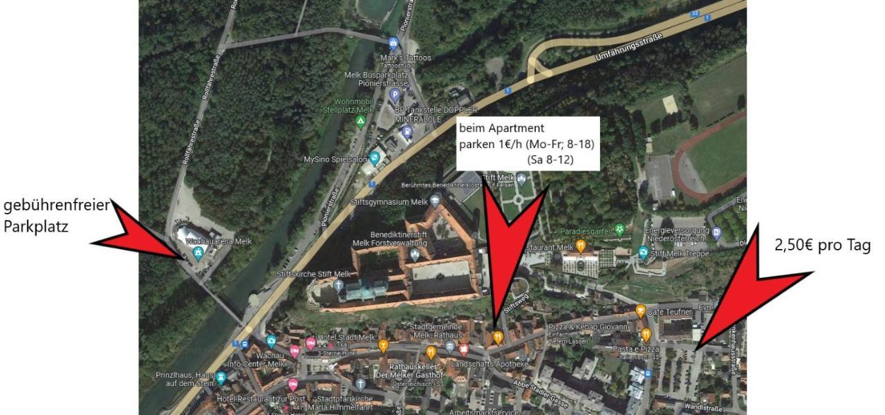 Schon Wohnen Beim Stift Melk Apartment Bagian luar foto